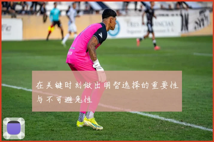 在关键时刻做出明智选择的重要性与不可避免性